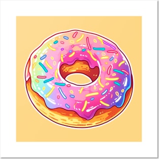 Rainbow Donut Posters and Art